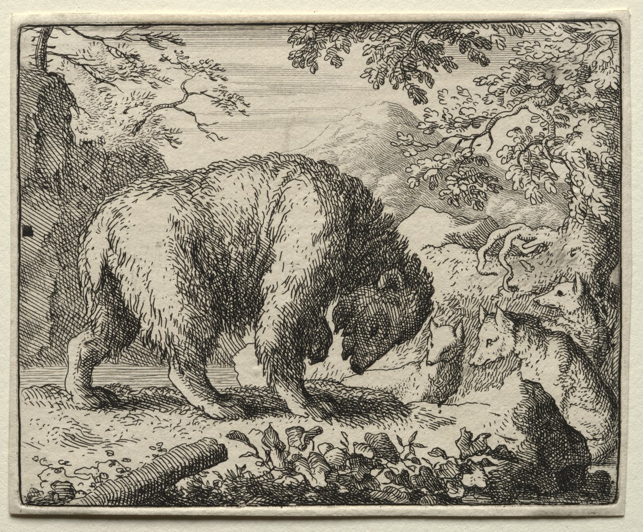 Reynard the Fox: Reynard slibuje med medvědovi od Allart van Everdingen
