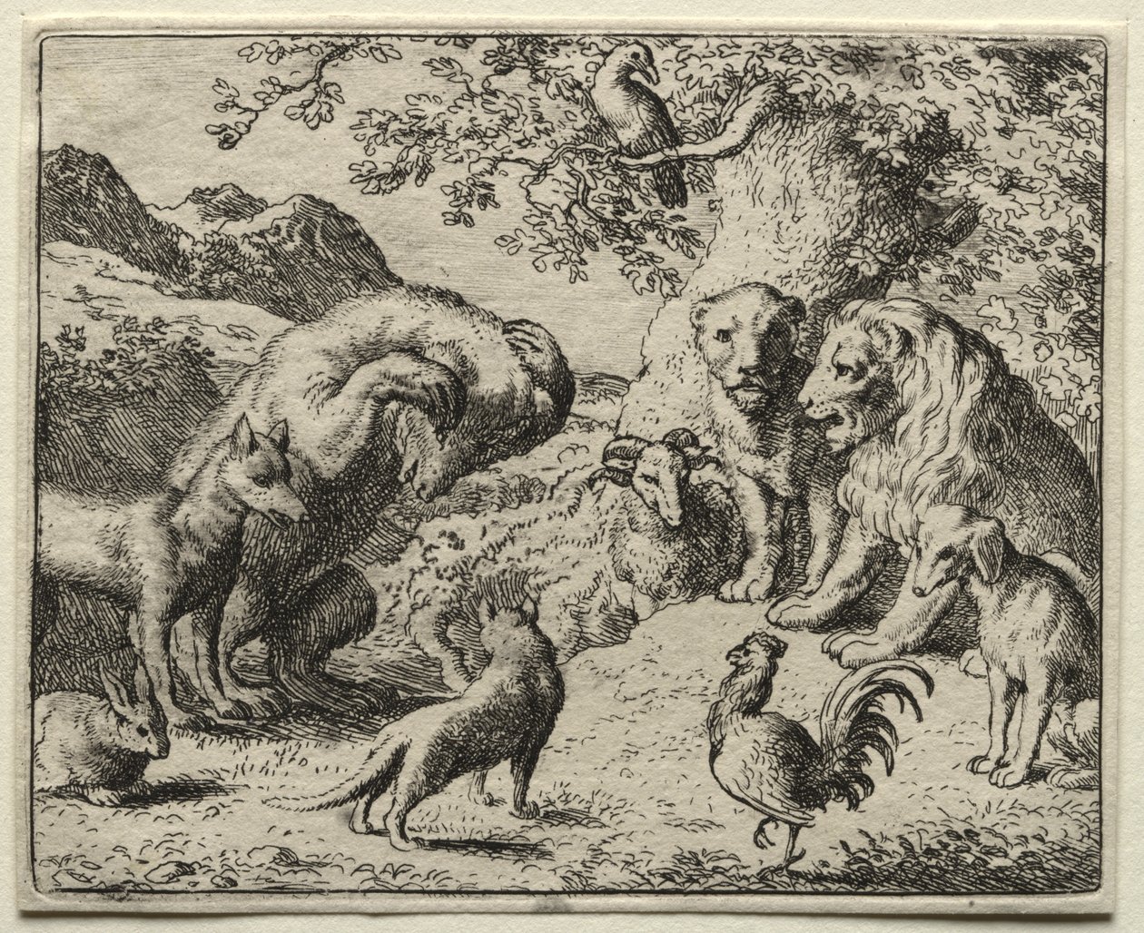 Reynard the Fox: The Complaint of the Bear od Allart van Everdingen
