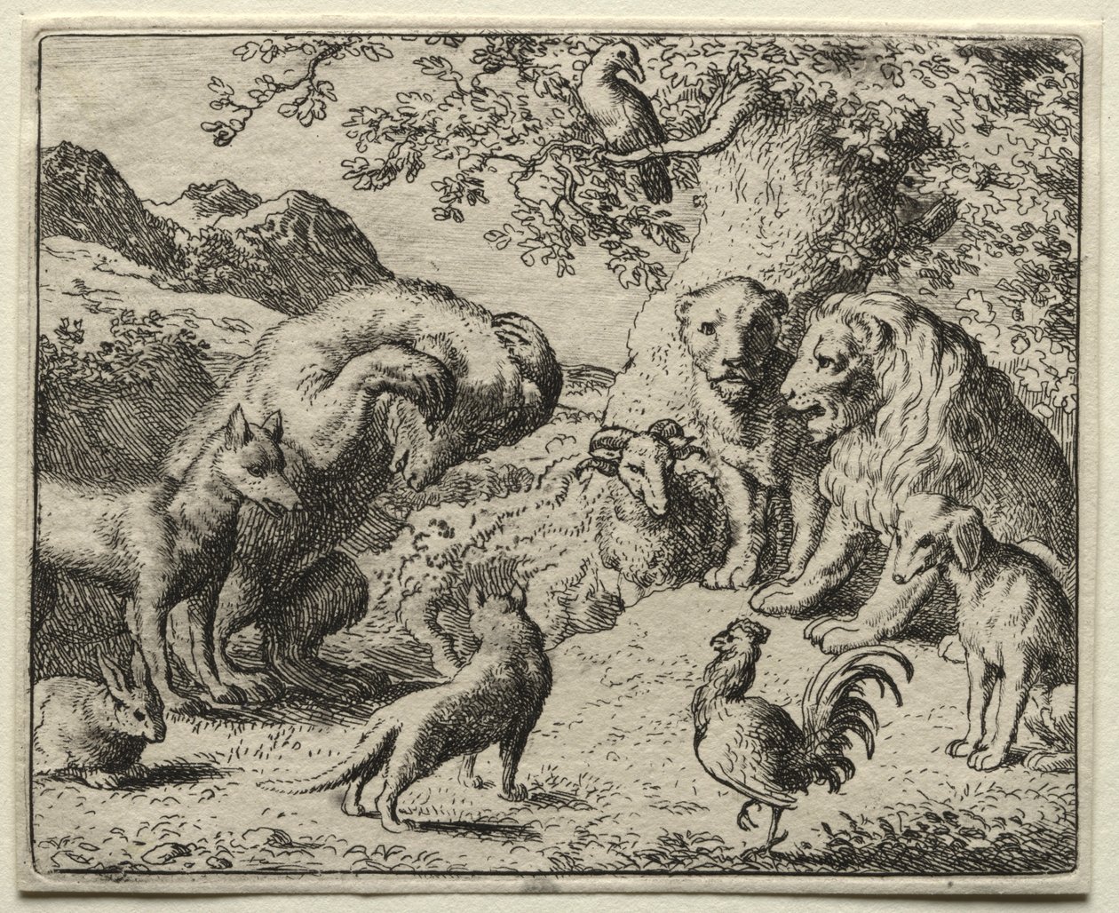 Reynard the Fox: The Complaint of the Bear. od Allart van Everdingen