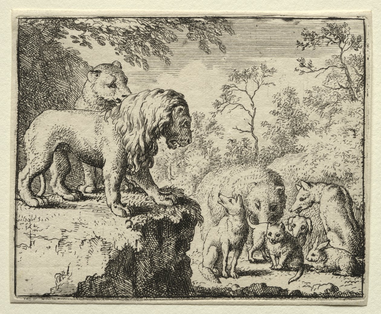 Reynard the Fox: The Pardon of Reynard od Allart van Everdingen