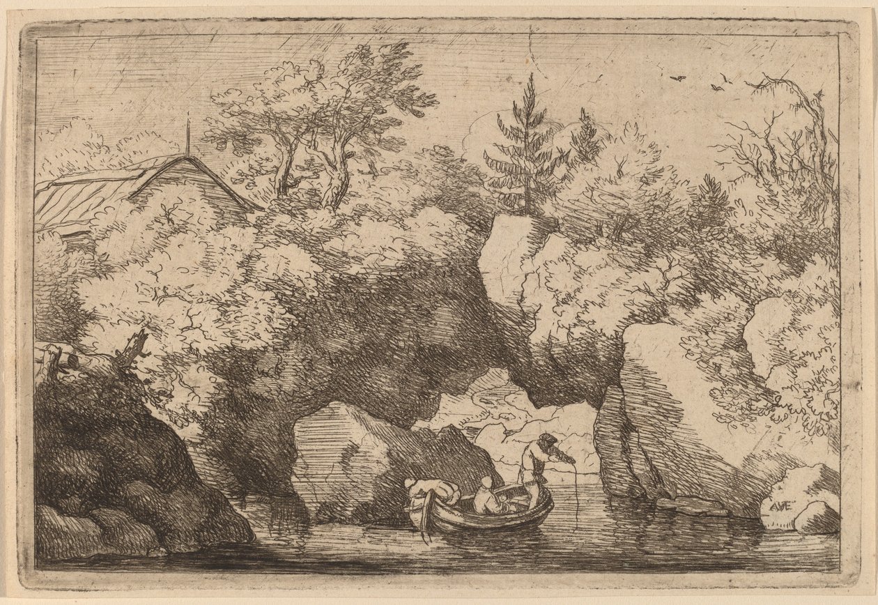 Skif pod Cleft Rock, pravděpodobně c. 16451656. od Allart van Everdingen
