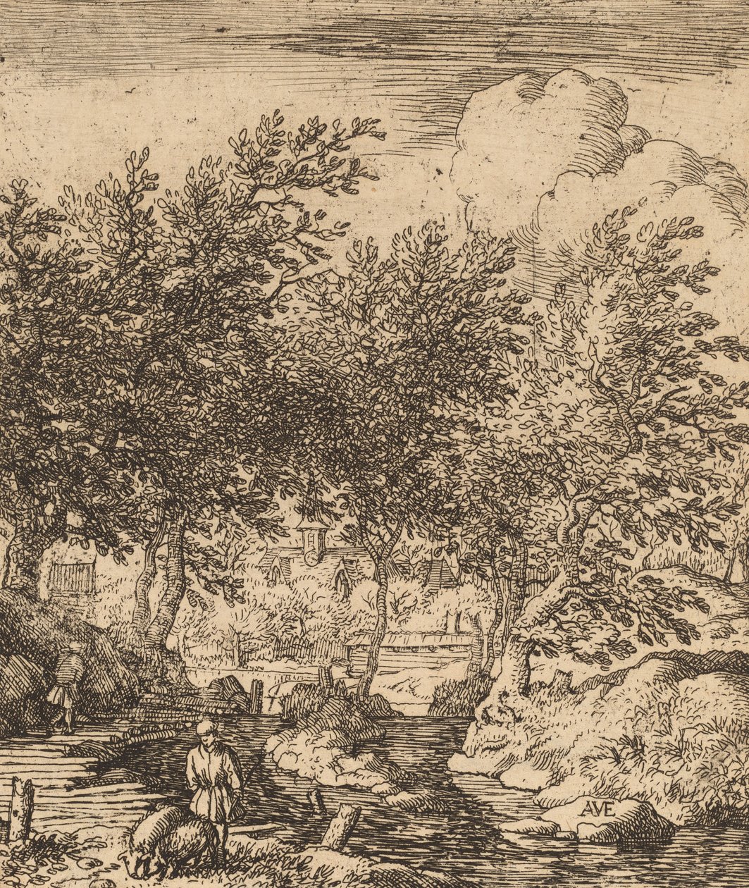 Swineherd, pravděpodobně c. 16451656. od Allart van Everdingen