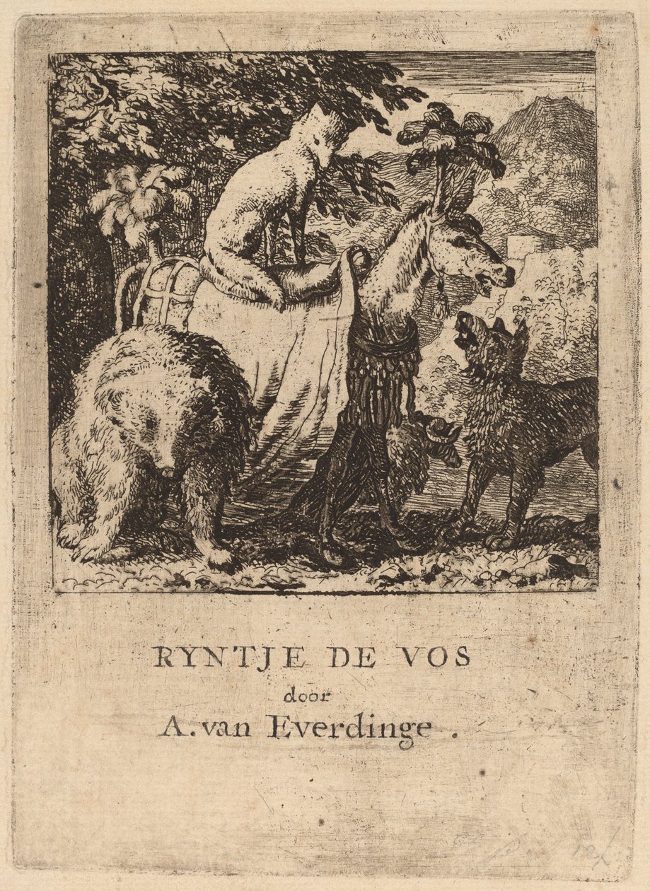 Reynardův triumf od Allart van Everdingen