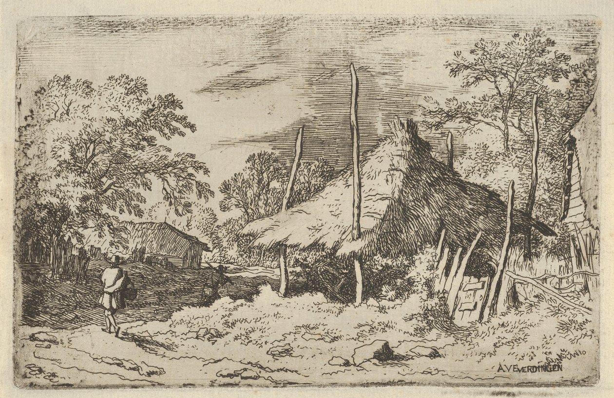 Kolo pod Haybarn, 17. století. od Allart van Everdingen