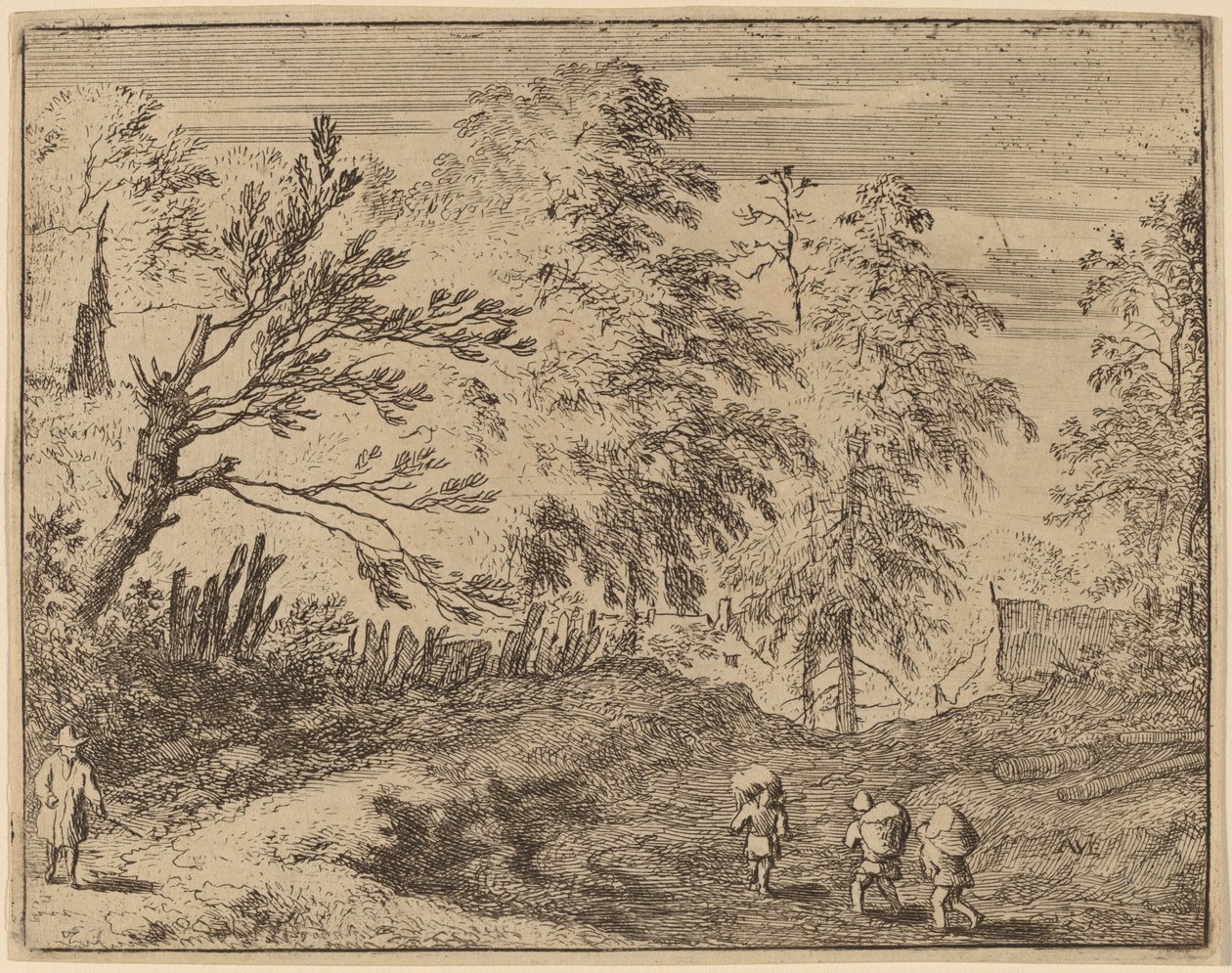 Tři vrátní, pravděpodobně c. 16451656. od Allart van Everdingen