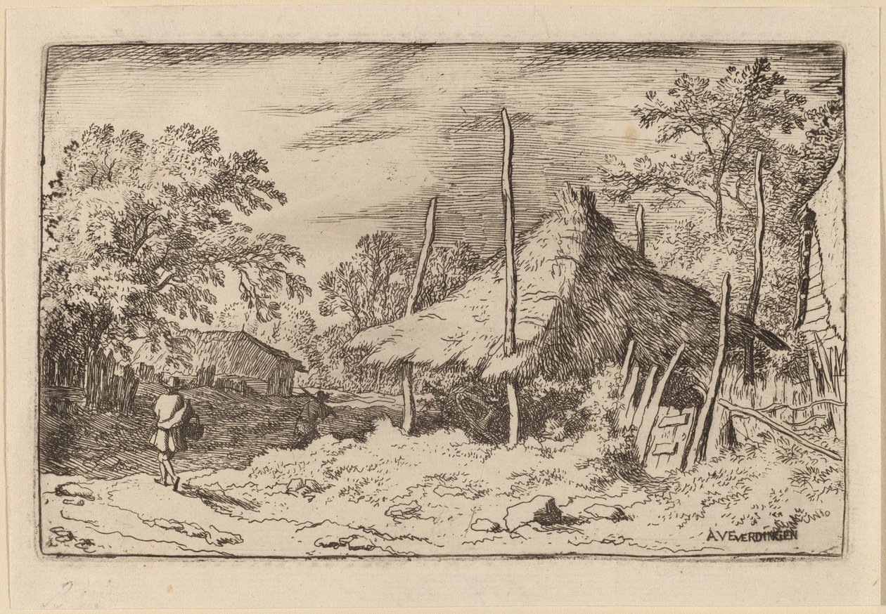 Kolo pod Hay Barn, pravděpodobně c. 16451656. od Allart van Everdingen