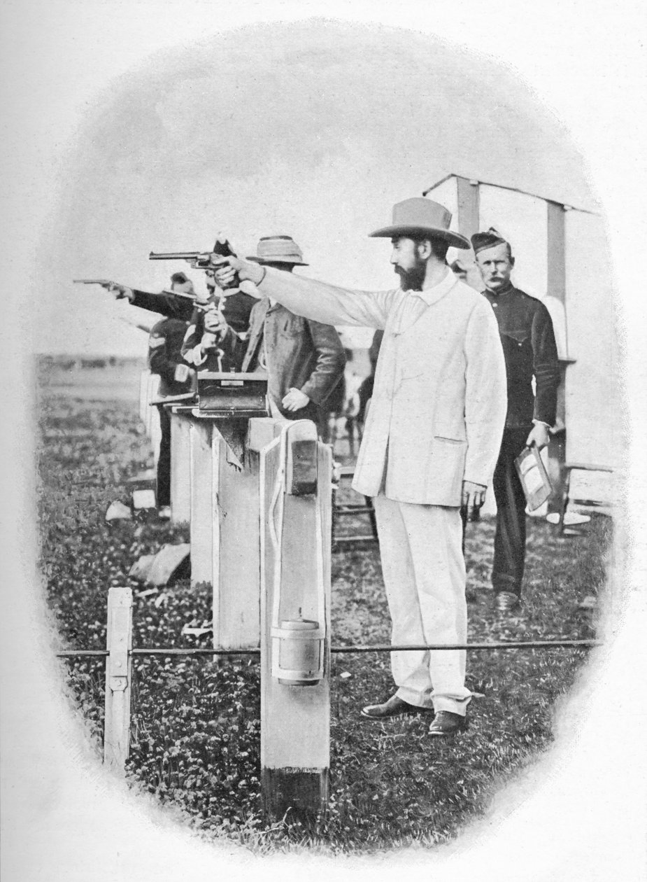 Pan Winans Shooting At Bisley, c1903, 1903 od Allen Hastings Fry