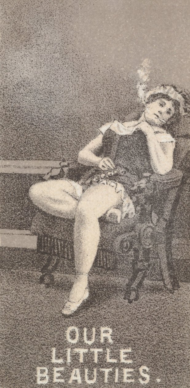 Ze série herečky N57 propagující cigarety Our Little Beauties pro Allen & Ginte..., 1890. od Allen and Ginter