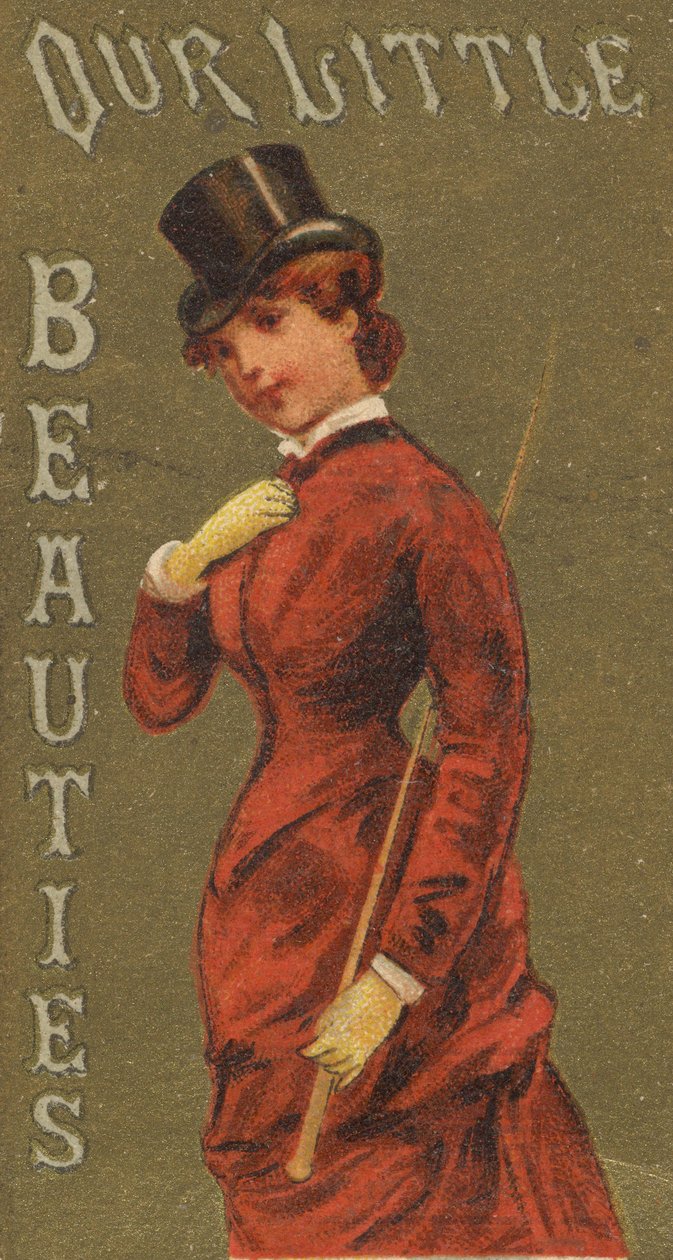 Ze série Girls and Children N58 propagující cigarety Our Little Beauties pro Alle..., 1887. od Allen and Ginter