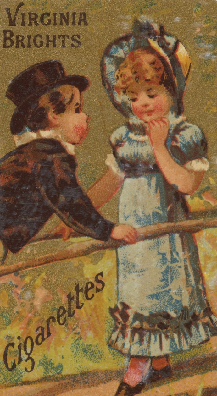 Ze série Girls and Children N64 propagující cigarety Virginia Brights pro Allen &..., 1886. od Allen and Ginter