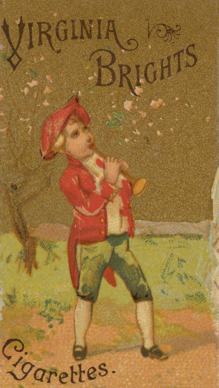 Ze série Girls and Children N64 propagující cigarety Virginia Brights pro Allen &..., 1886. od Allen and Ginter