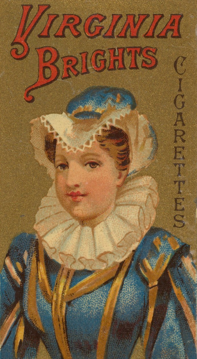 Ze série Girls and Children N64 propagující cigarety Virginia Brights pro Allen &..., 1886. od Allen and Ginter