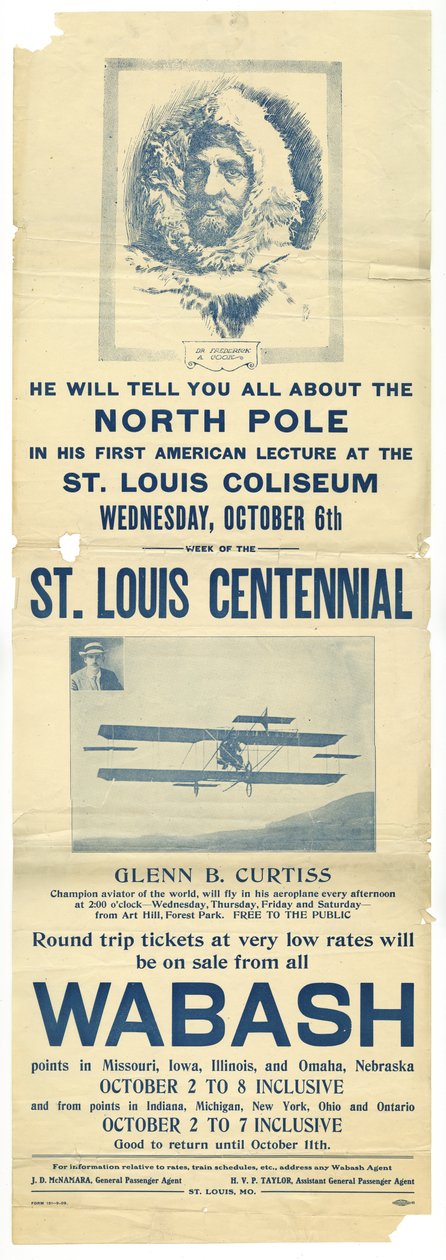 Glenn B. Curtiss bude létat se svým letadlem z Art Hill od Allied Printing