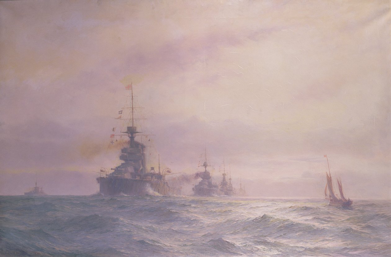 "2. bitevní eskadra", 1914 od Alma Claude Burlton Cull