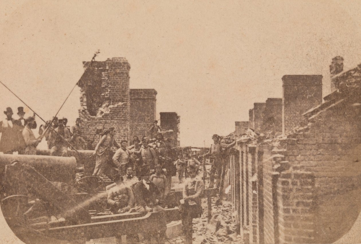 Evakuace Fort Sumter, duben 1861, duben 1861. od Alma A. Pelot.