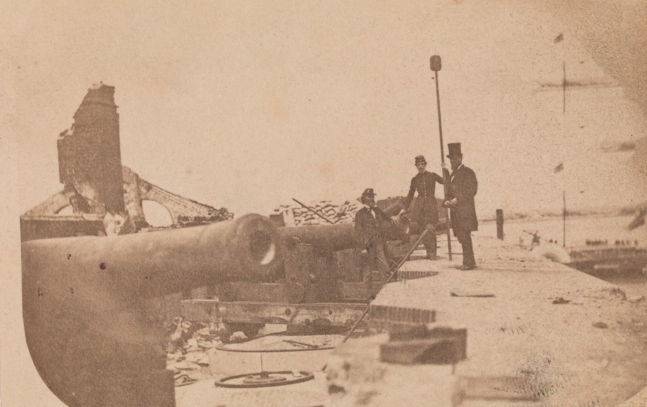 Evakuace Fort Sumter, duben 1861, duben 1861. od Alma A. Pelot.