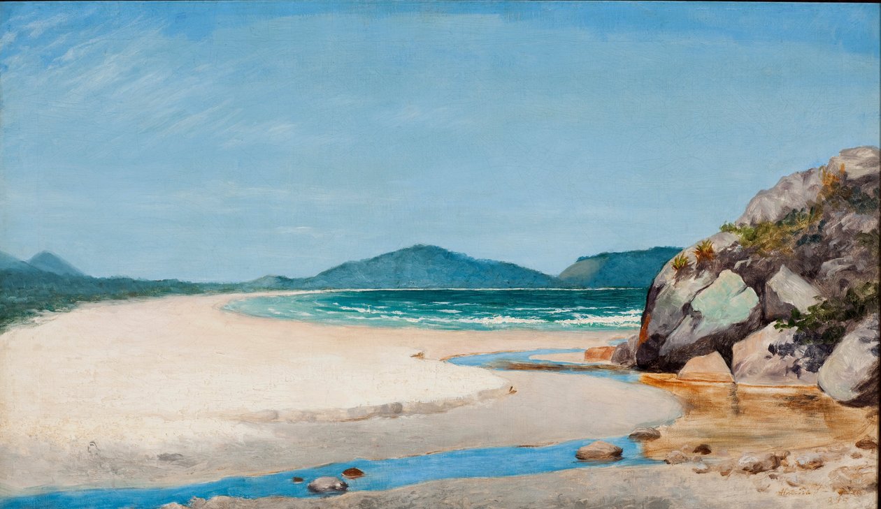 Přímořská krajina, Guaruja od Almeida Júnior