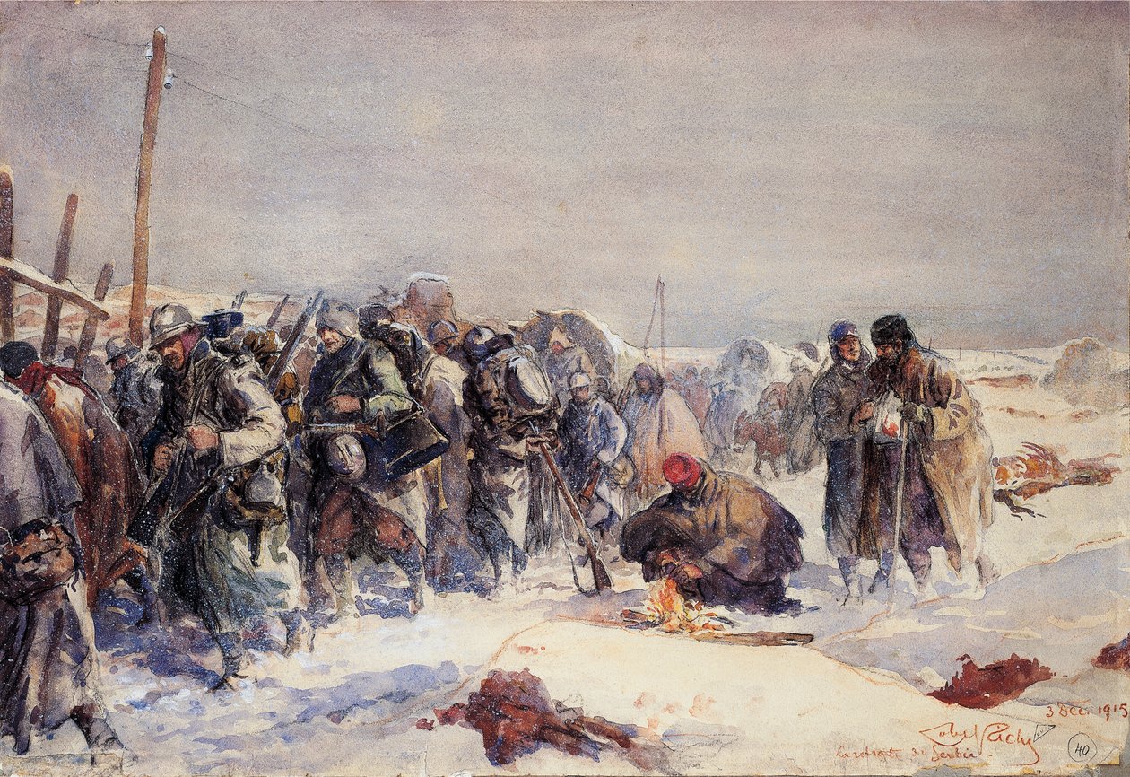 Rakousko-uherská armáda se stahuje ze srbské fronty, 3. prosince od Almery Lobel Riche