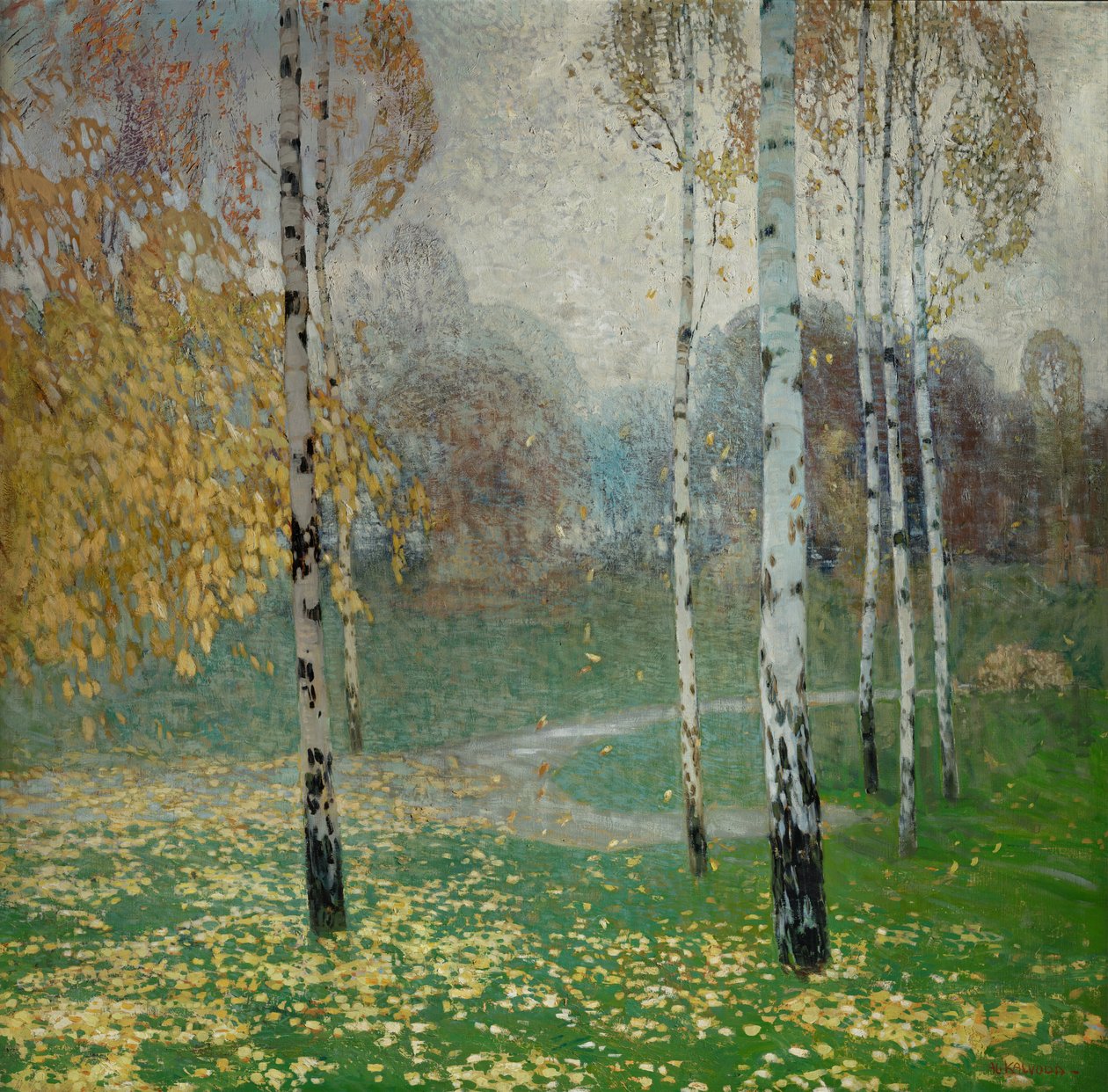 Břízy, 1904 od Alois Kalvoda