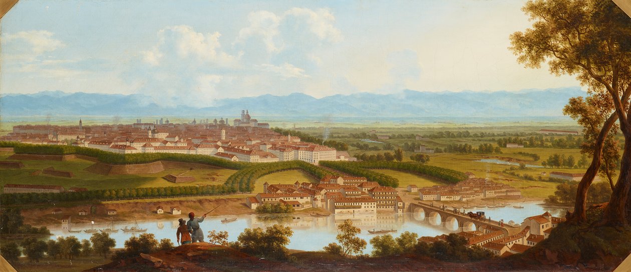 Opevněné město Verona od Alois von Saar