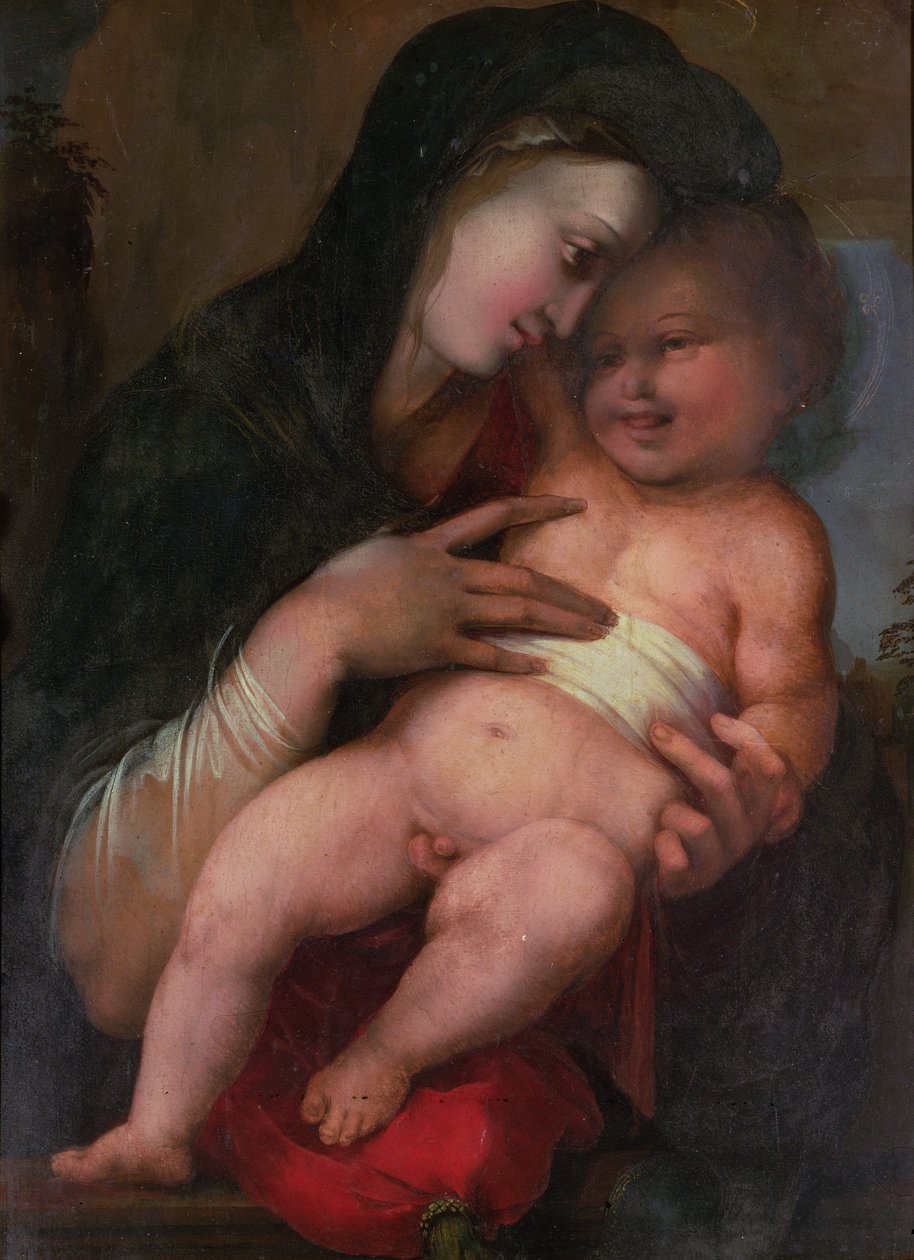 Madona s dítětem, kolem roku 1517 od Alonso Berruguete