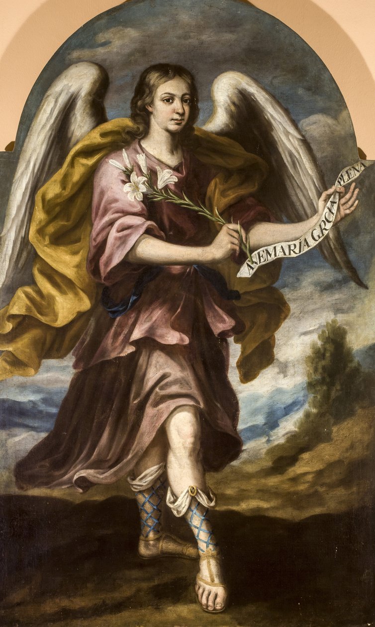 Archanděl Svatý Gabriel od Alonso Miguel de Tovar