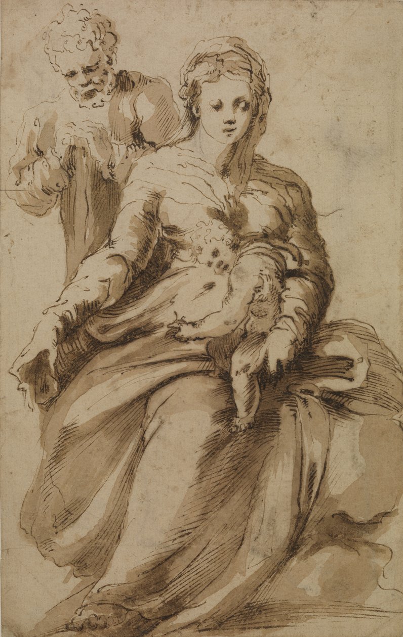 Svatá rodina, kolem roku 1637 od Alonso Berruguete