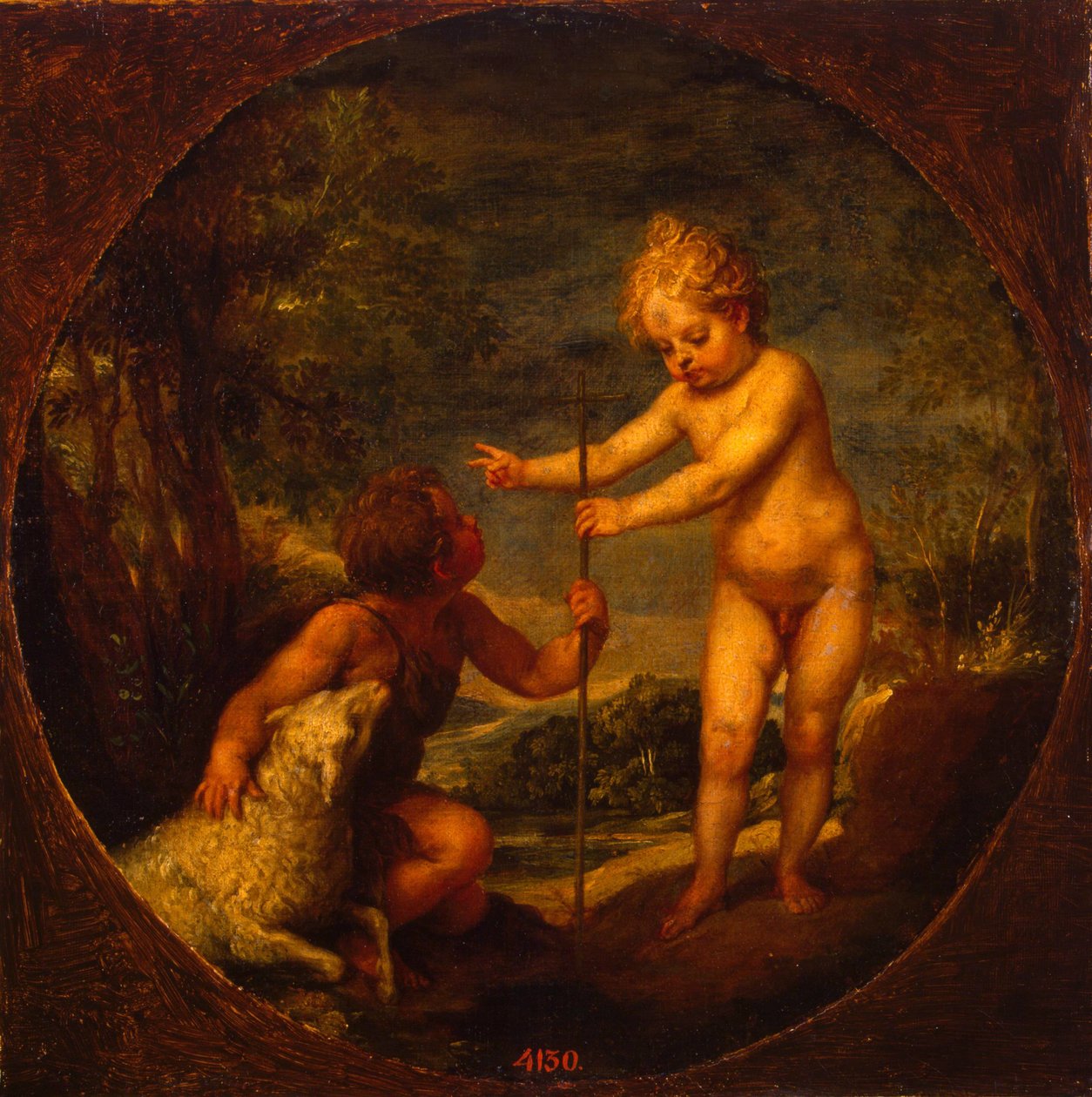Kristus a Jan Křtitel jako děti, cca 1665 od Alonso Cano