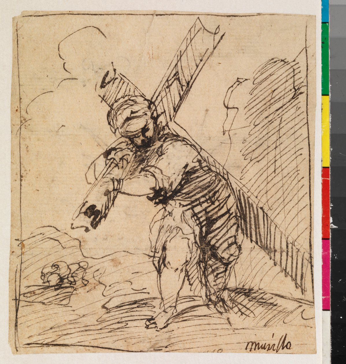 Kristus nesoucí kříž, recto, 17. století od Alonso Cano