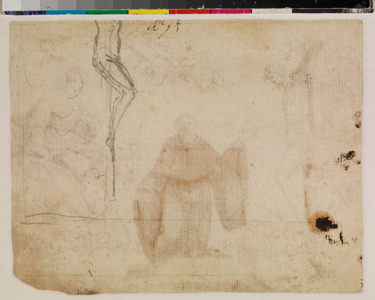 Kristus ukřižovaný, verso, 17. století od Alonso Cano