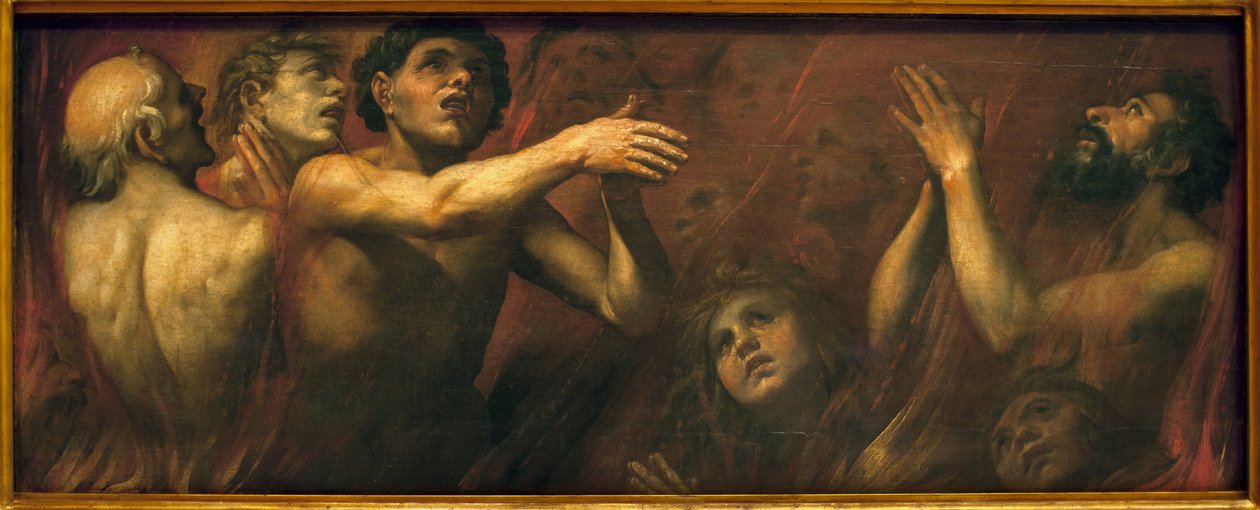 Duše očistce. Obraz Alonso Cano (1601-1667), Olej na plátně od Alonso Cano