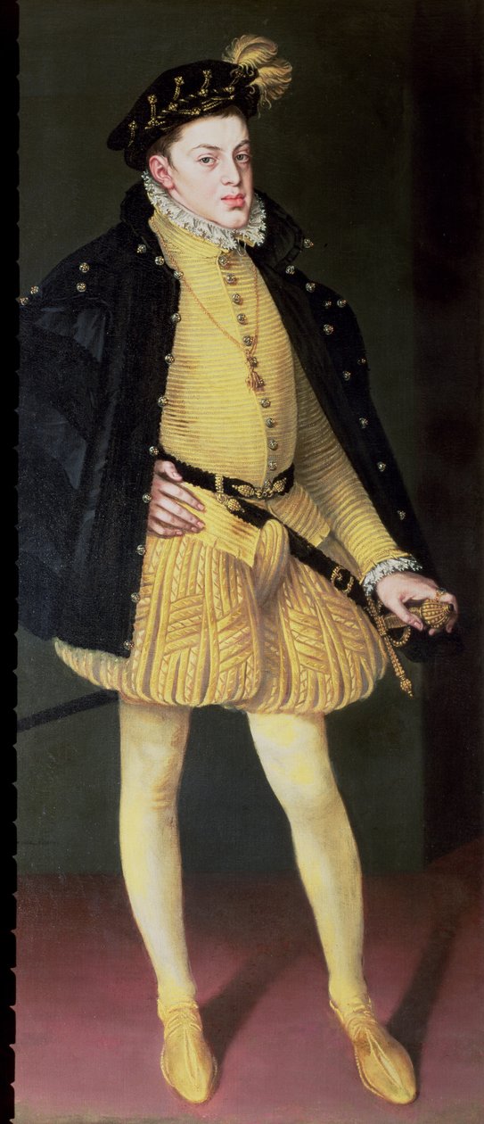 Don Carlos (1545-68), syn španělského krále Filipa II (1556-98) a Marie Portugalské od Alonso Sánchez Coello