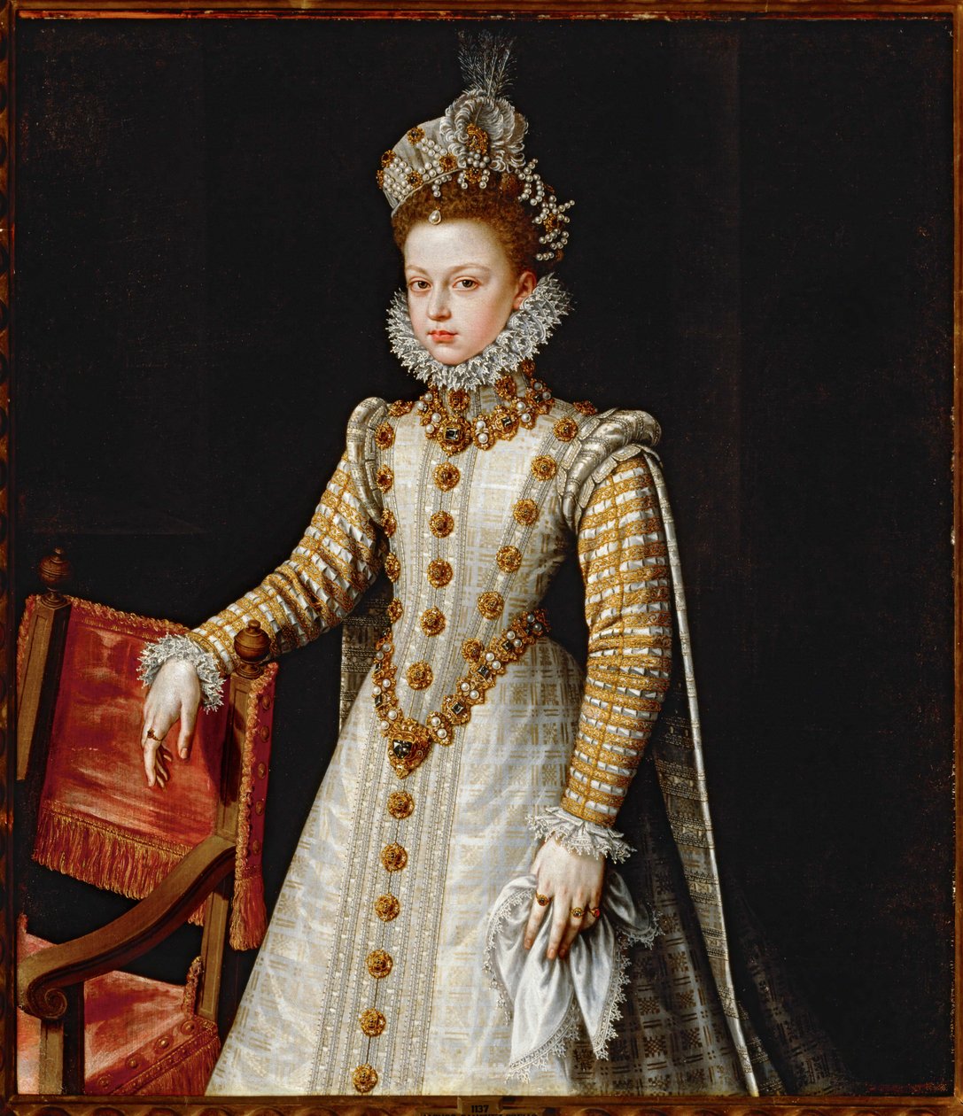 Infantka Isabella Clara Eugenia, dcera ... (malba na plátně) od Alonso Sánchez Coello
