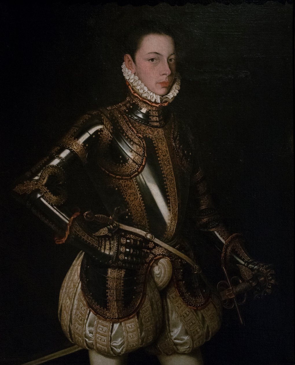 Alessandro Farnese, asi 1559 (olej na plátně) od Alonso Sánchez Coello
