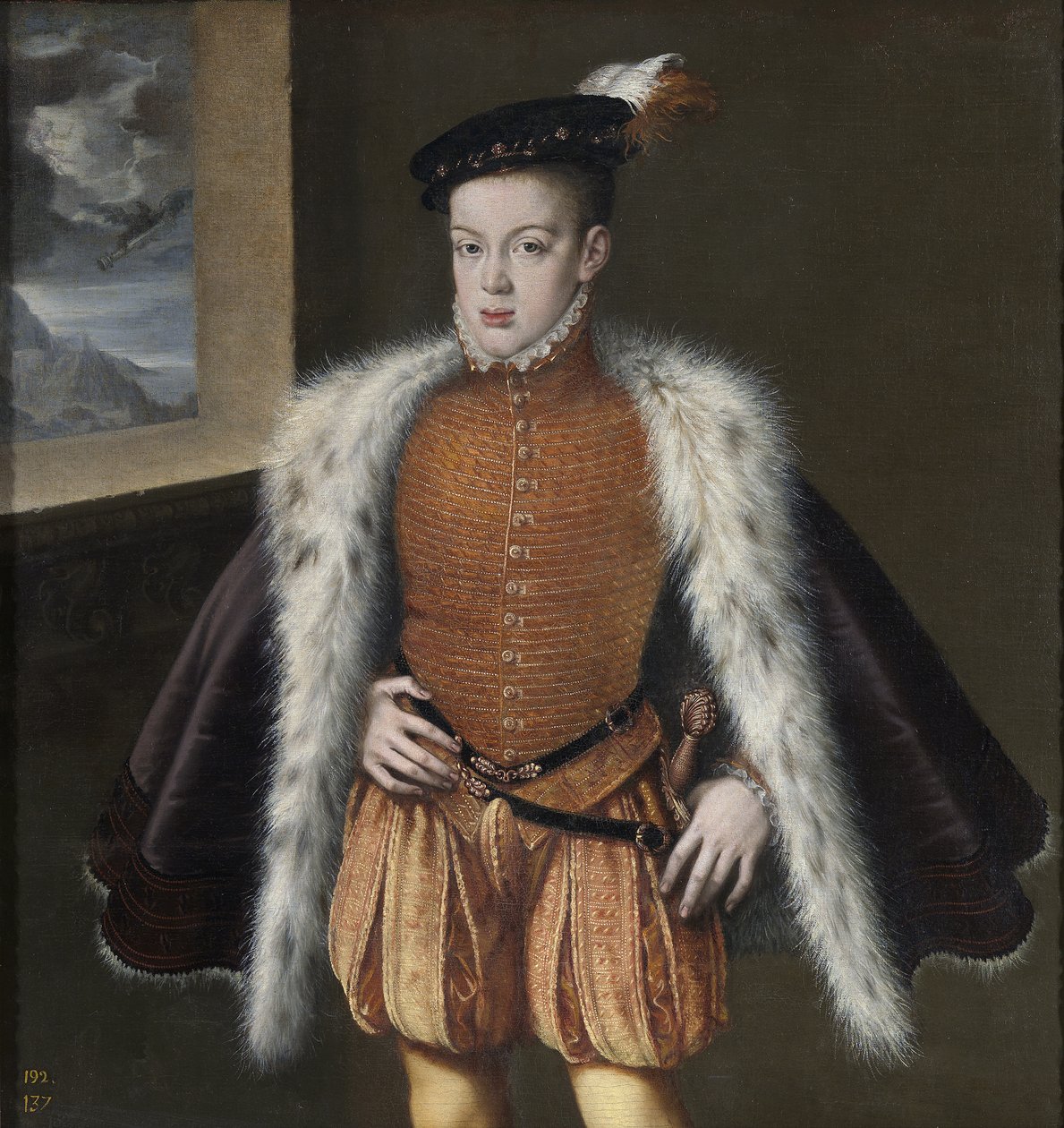Don Carlos, princ z Asturie, 1555-1559 od Alonso Sánchez Coello