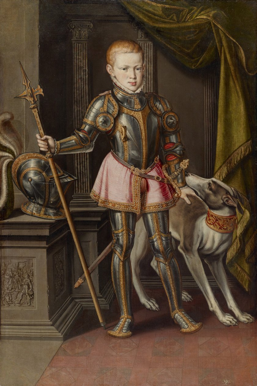 Portugalský král Sebastian I., cca 1562 od Alonso Sánchez Coello