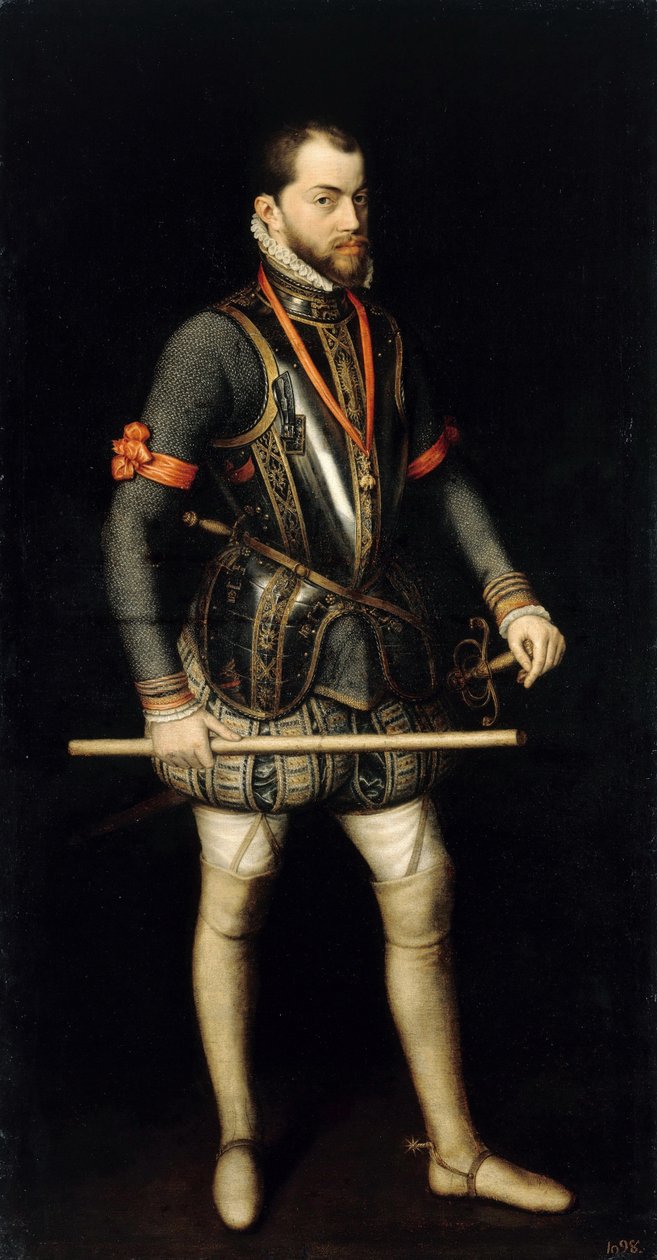 Portrét Filipa II 1527-1598, krále Španělska a Portugalska od Alonso Sánchez Coello