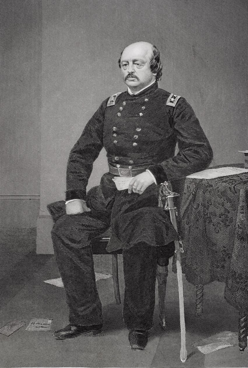Benjamin Franklin Butler (1818-93) od Alonzo Chappel