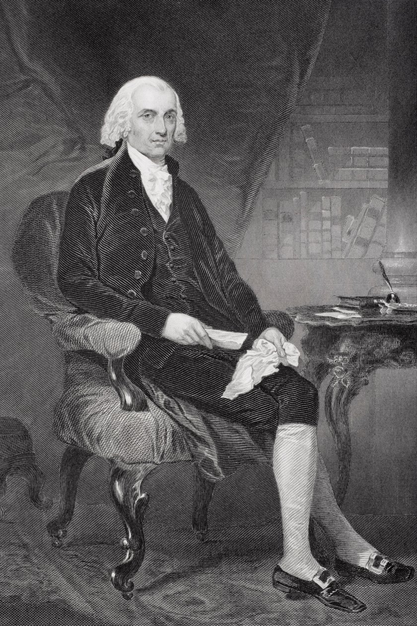 James Madison (1751-1836) od Alonzo Chappel