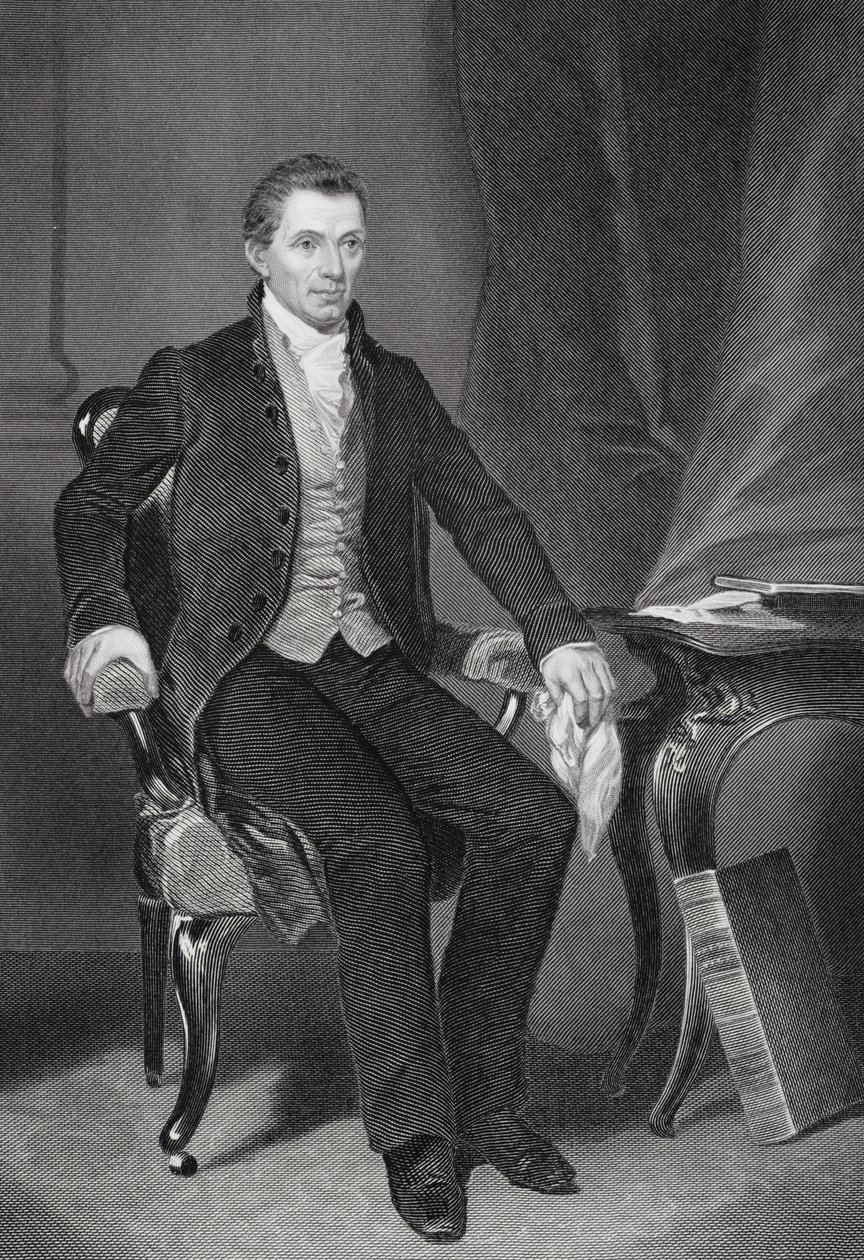 James Monroe (1758-1831) od Alonzo Chappel