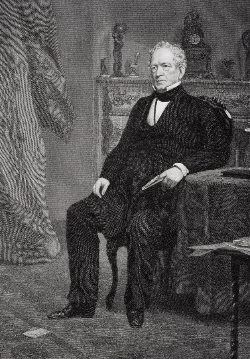 Portrét Edwarda Everetta (1794-1865) od Alonzo Chappel