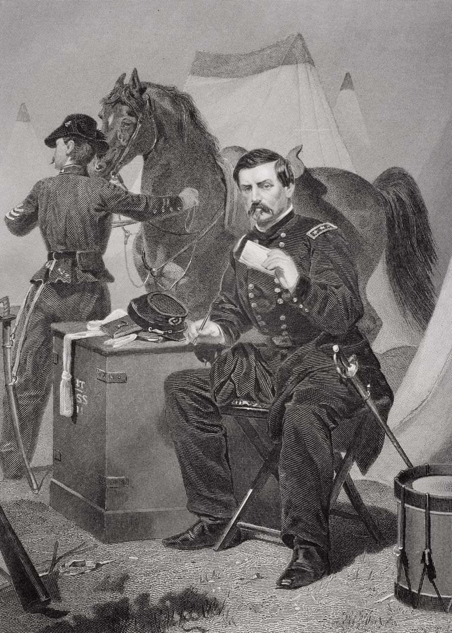 Portrét George Brintona McClellana (1826-85) od Alonzo Chappel