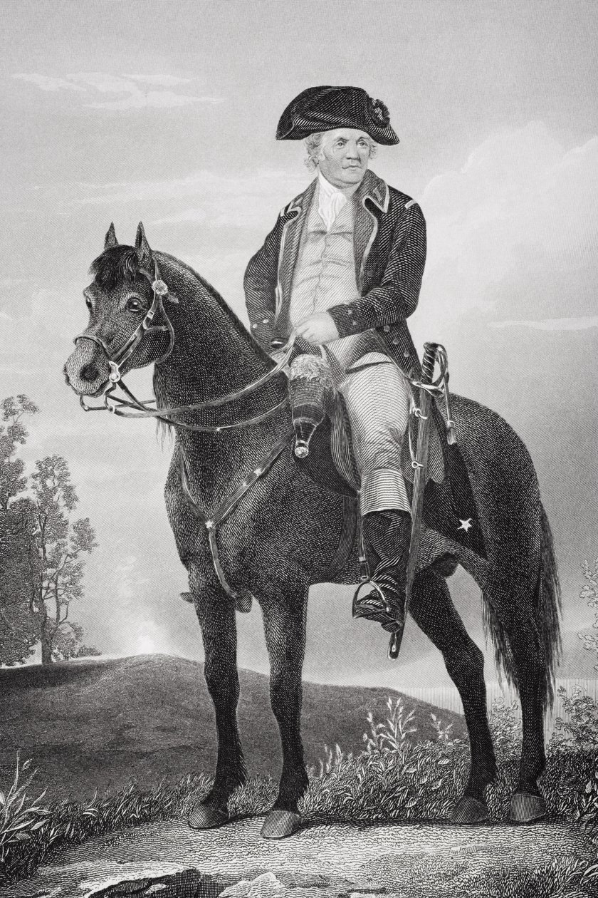 Portrét Israela Putnama (1718-90) od Alonzo Chappel