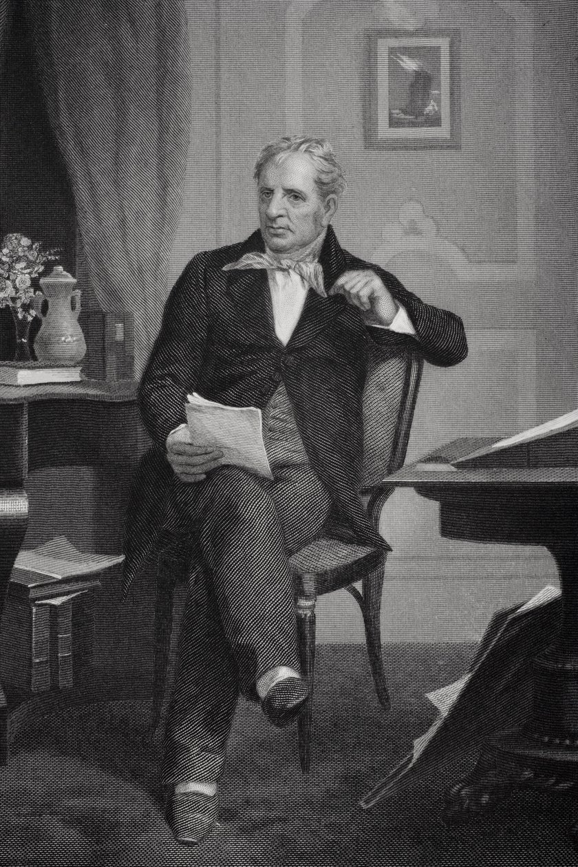Portrét Jamese Fenimora Coopera (1759-1851) od Alonzo Chappel