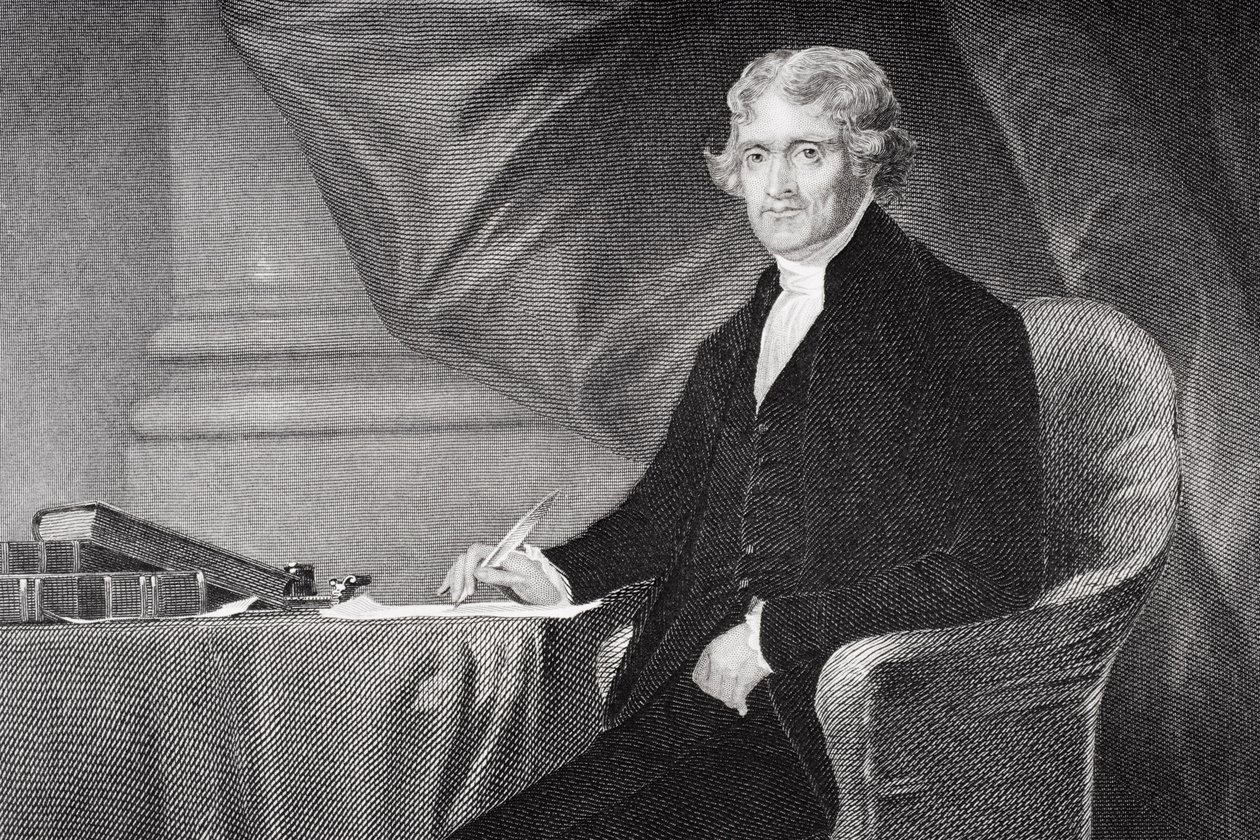 Portrét Thomase Jeffersona (1743-1826) (detail 254737) od Alonzo Chappel