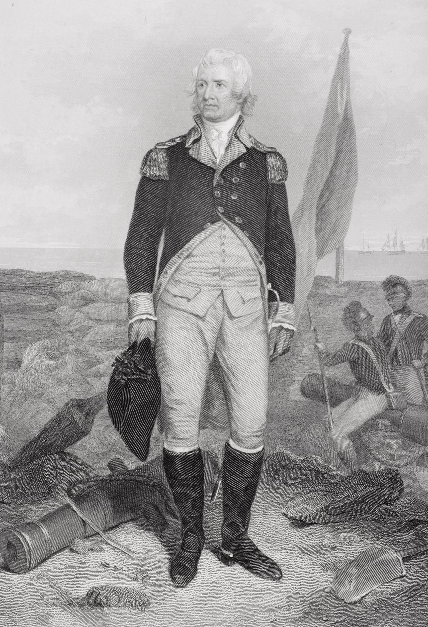Portrét Williama Moultrieho (1730-1805) od Alonzo Chappel