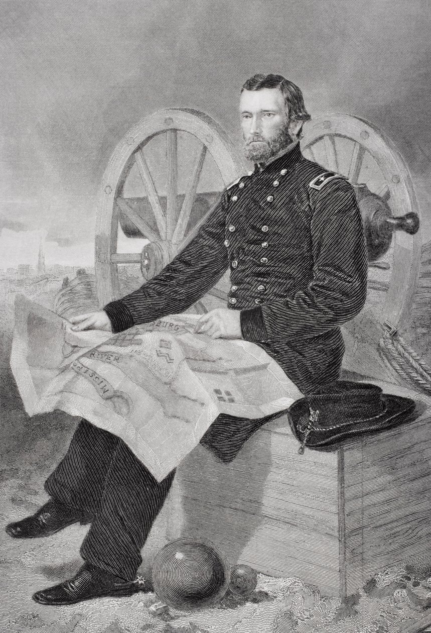 Ulysses S. Grant (1822-1885) od Alonzo Chappel