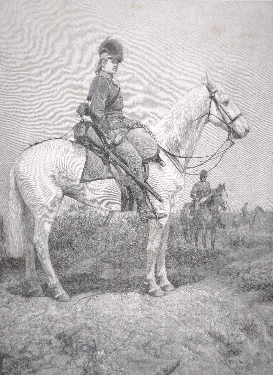 Henry Lee v roce 1780, ilustrace z Harper