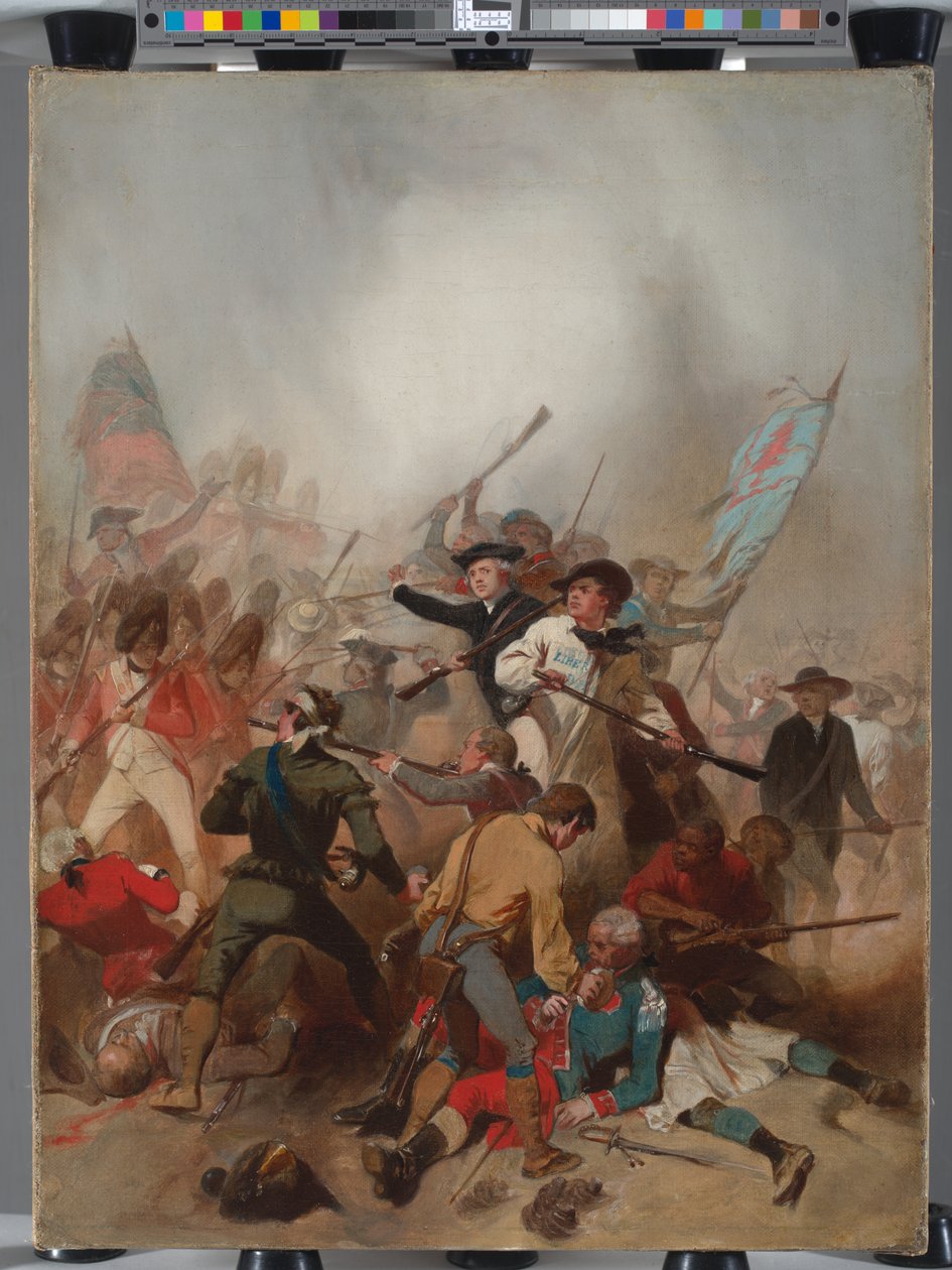 Bitva u Bunker Hill, 17. června 1775, 1859 od Alonzo Chappel