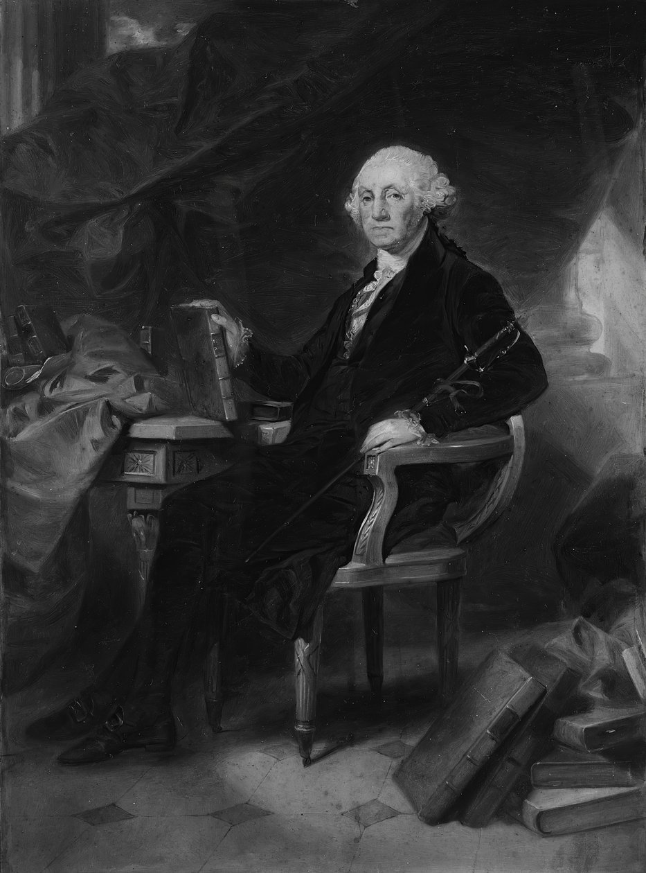 George Washington: Design pro rytinu, ca. 1860. od Alonzo Chappel